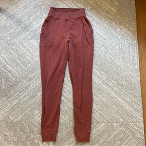 Lululemon Rust Red Joggers